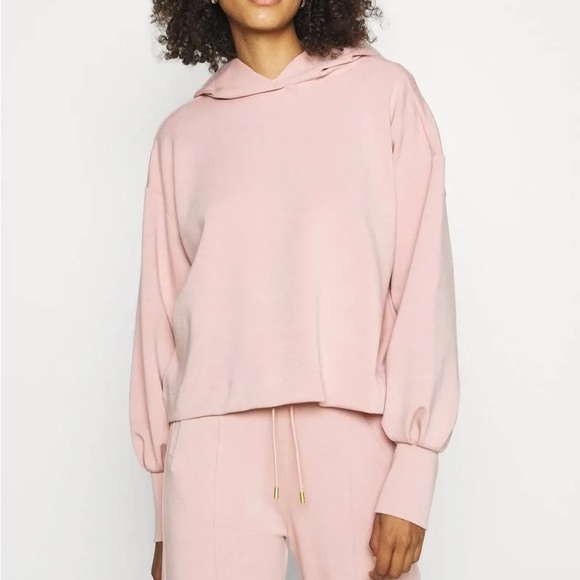 Scotch & Soda Dropped shoulder hoodie Sz S in Pale Pink - Picture 5 of 8
